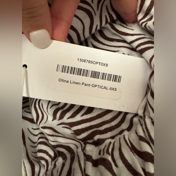 NEW WITH TAG🦋Reformation Olina linen optical pants - Picture 12 of 12